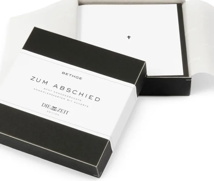 Kondolenzkarten-Set »Zum Abschied«, 10-teilig