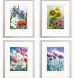 Kremkau, Christine: 4 Blumenbilder im Set
