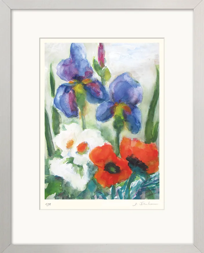 Kremkau, Christine: 4 Blumenbilder im Set