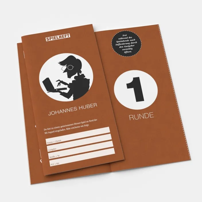 Krimi-Dinner Spiel »Mord über Bord«