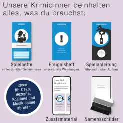 Krimi-Dinner Spiel »Schatten über Landsitz Hagenberg«