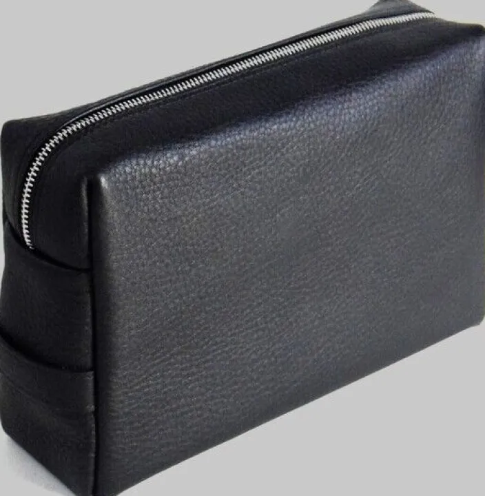 Kulturtasche aus Leder