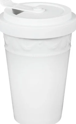 »Kurland KPM to go«, weiß mit Namenszug