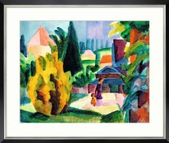 Macke, August: »Im Schlossgarten v. Oberhofen« 1914