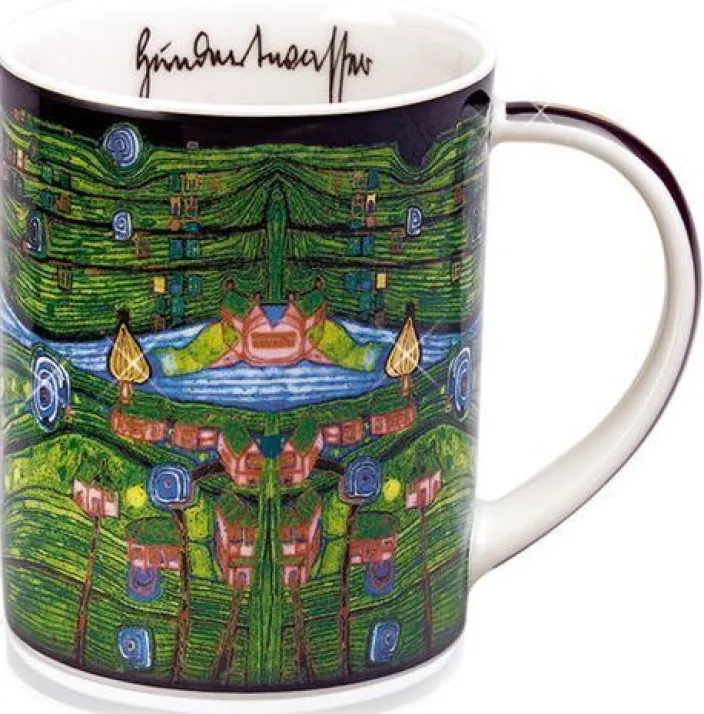 Magic Mug »Grass for Those Who Cry«, nach Friedensreich Hundertwasser