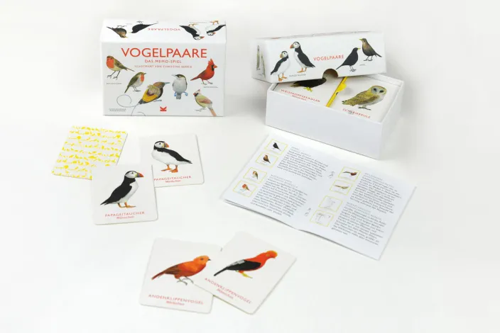 Memo Spiel »Vogelpaare«