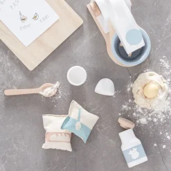 Mixer-Set aus Holz mit Zubehör