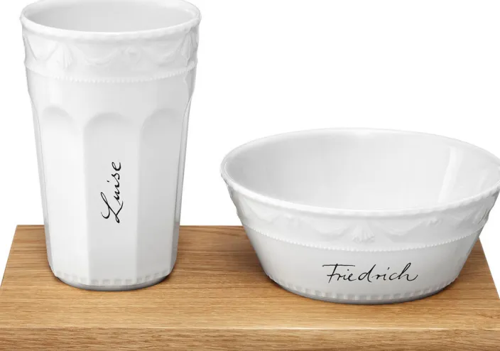 Muesli-Gourmet-Set »Kurland« von KPM, Schriftart Sententia