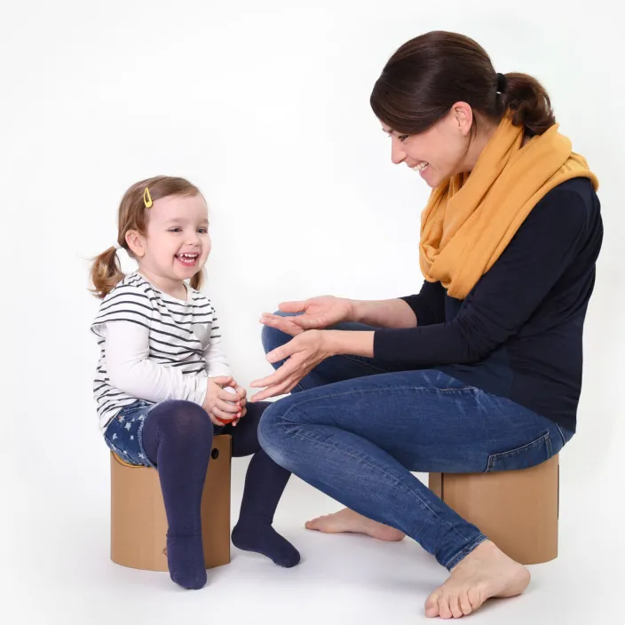 Papphocker »Lollo«