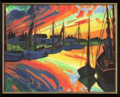 Pechstein, Max: »Hafen von Leba«, 1922
