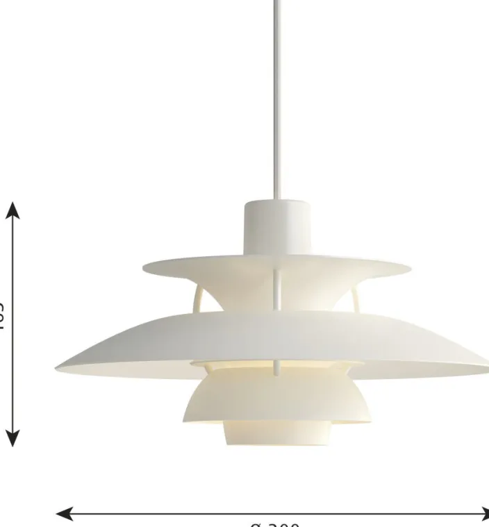 Pendelleuchte »PH5 Mini Monochrome« in weiß