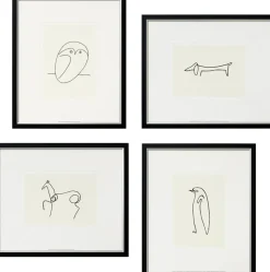Picasso: 4 Bilder im Set, Tiere