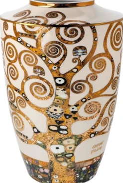 Porzellanvase »Lebensbaum« nach Klimt