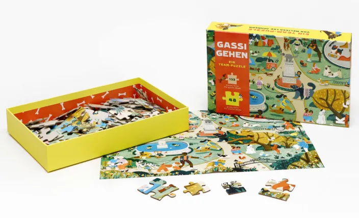 Puzzle »Gassi gehen«