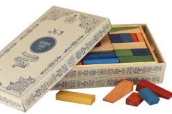 Regenbogen Holzbausteine - 63 Stück