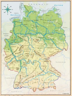 Schichtenpuzzle Deutschland