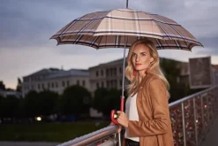 Schirm »Elegance Classic« mit Ledergriff