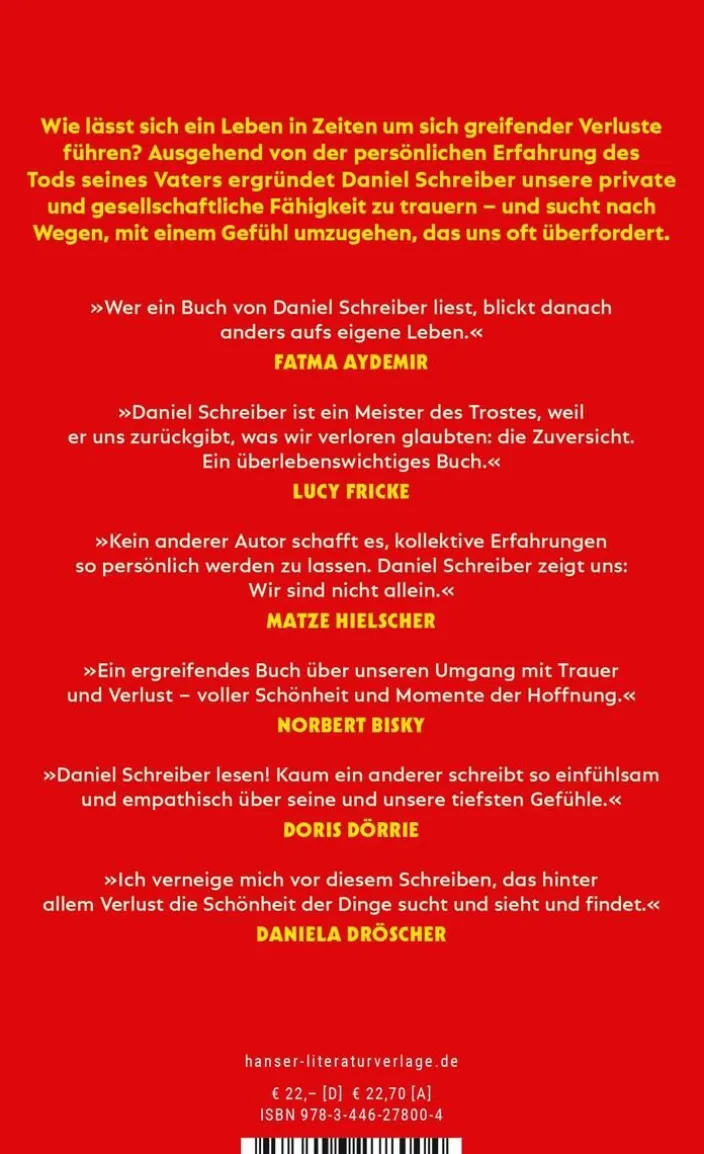 Schreiber, D: Zeit der Verluste