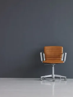 Schreibtischstuhl »Butterfly« aus Leder