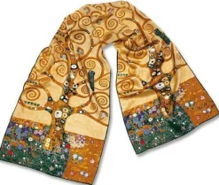 Seidenschal »Lebensbaum«, nach Gustav Klimt