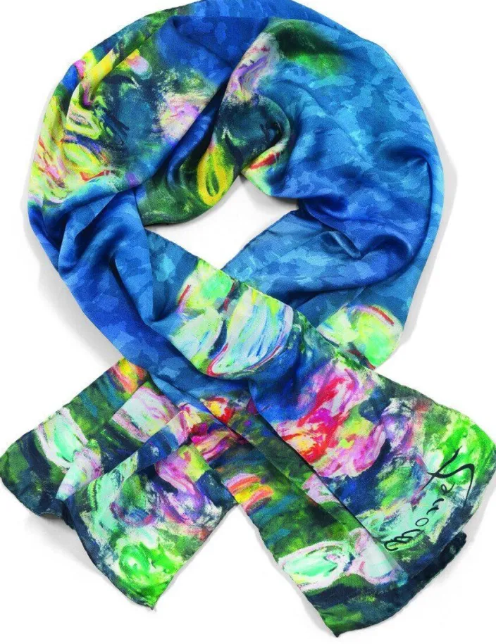 Seidenschal »Seerosen« nach Claude Monet