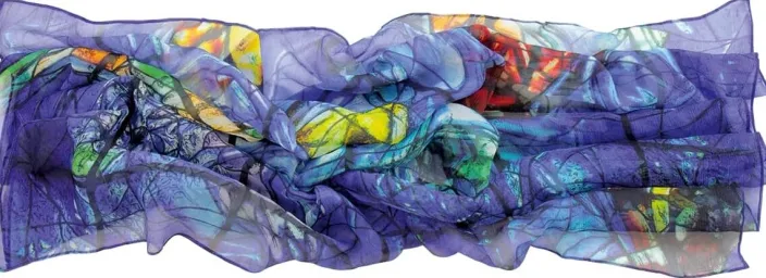 Seidentuch »Die Schöpfung der Welt« nach Marc Chagall