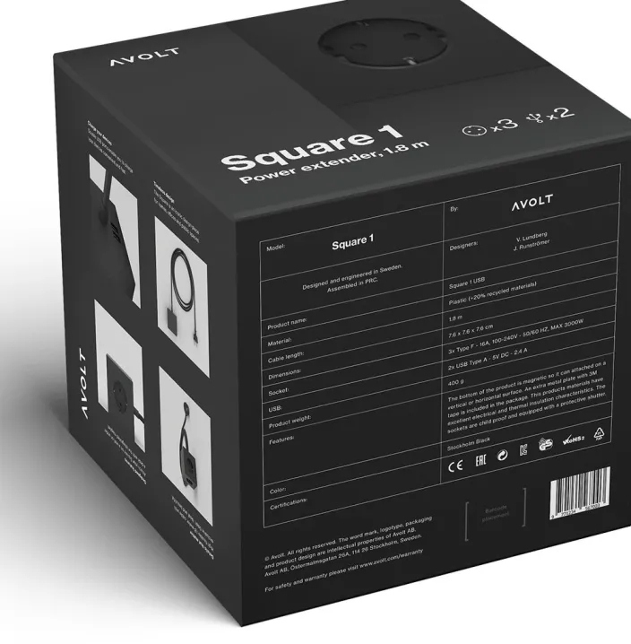 Square One USB-C und Magnet