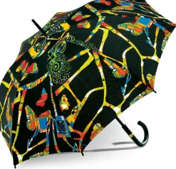 Stockschirm »Dunkelbunt«, nach Friedensreich Hundertwasser