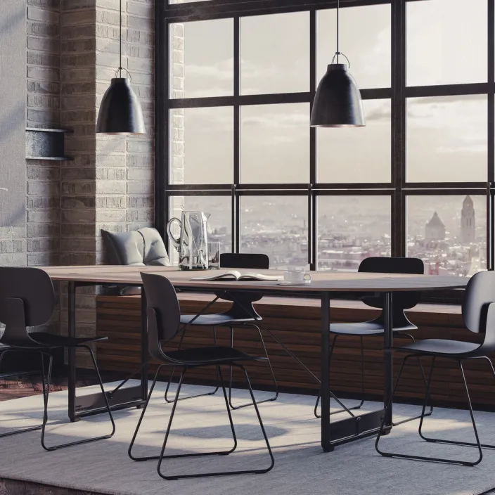 Stuhl »com 55«, Schwarz