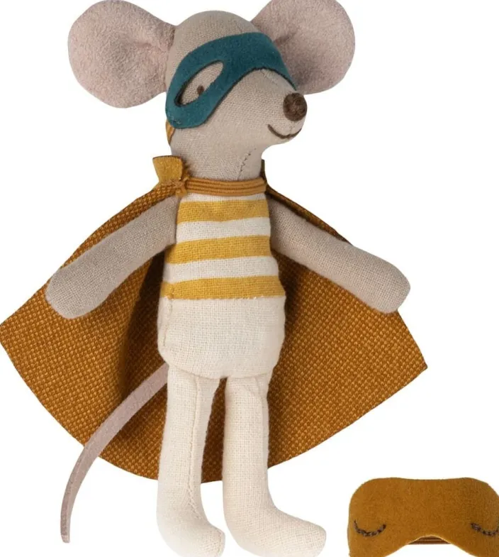 »Superheldmaus« in Streichholzschachtel