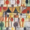Teppich »Kamel in rhythmischer Baumlandschaft« nach Paul Klee