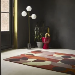 Teppich »Red Circles«