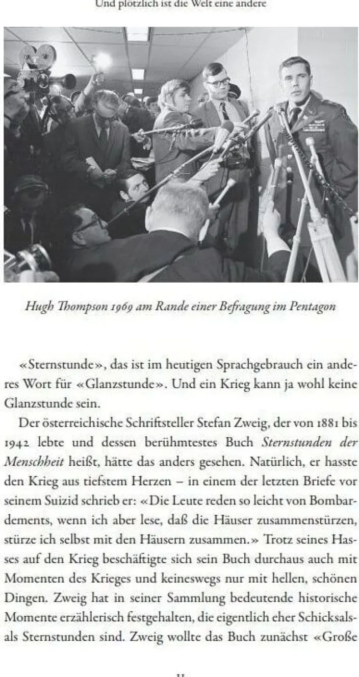 »Und plötzlich ist die Welt eine andere«: Sternstunden der Menschheit