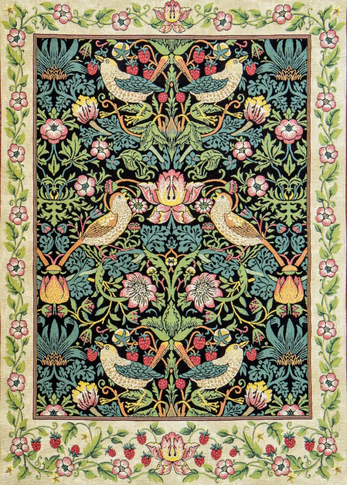 Wandteppich »Strawberry Thief« - nach William Morris