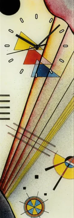 Wanduhr »Deutliche Verbindung« nach Wassily Kandinsky