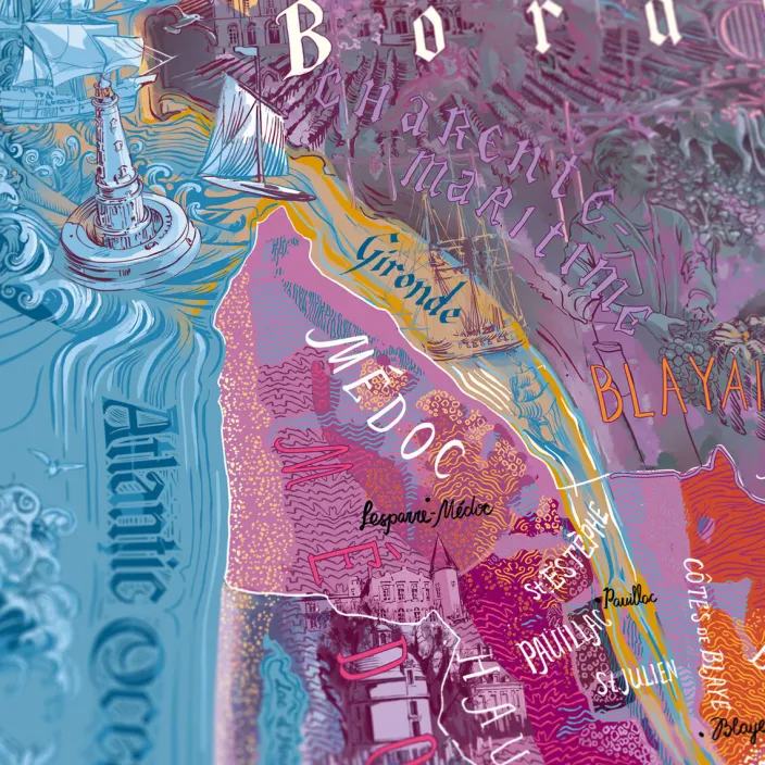 Wein Puzzle »Bordeaux«