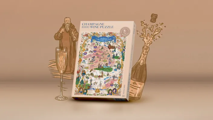Wein Puzzle »Champagne«