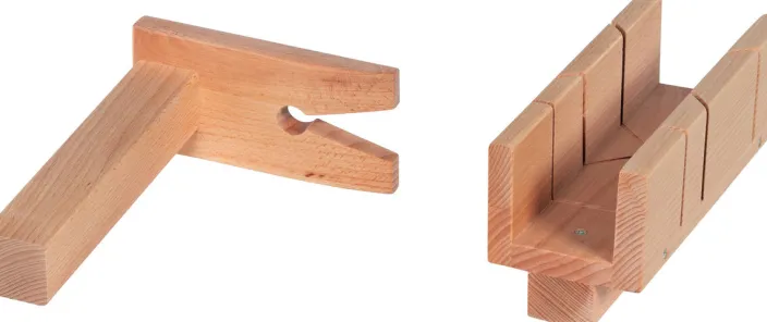 Werkbank aus geöltem massivem Buchenholz