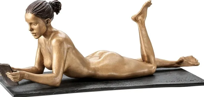 Wirth, Leo: Skulptur »Lesende«, 2019