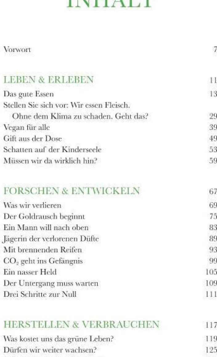 »ZEIT GREEN« – Das Buch