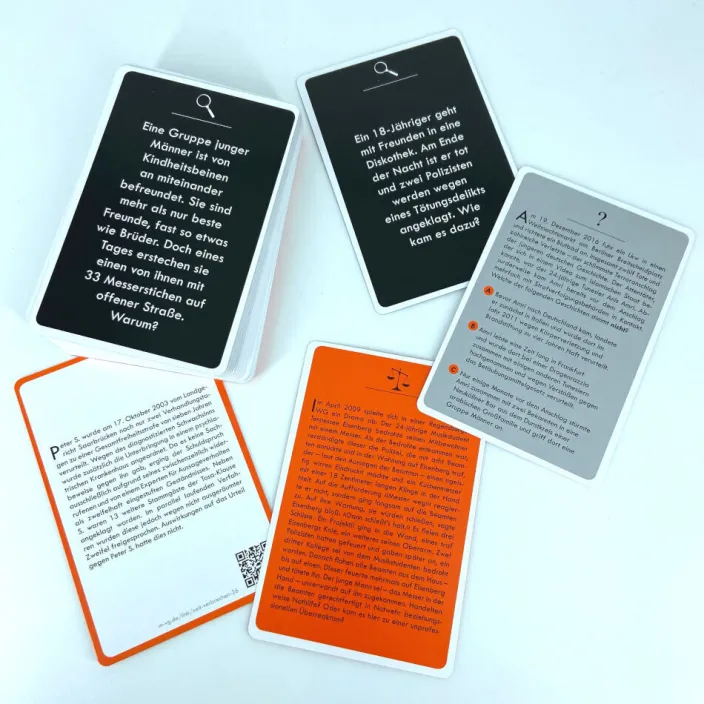 ZEIT Verbrechen Kartenspiel