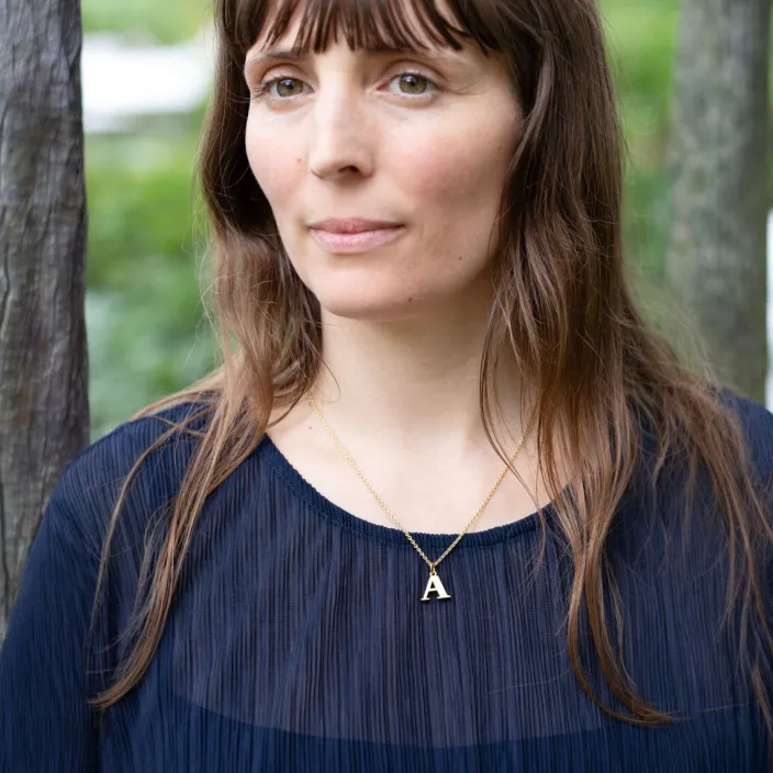 ZEIT-Sonderedition Buchstabenanhänger A-Z, vergoldet