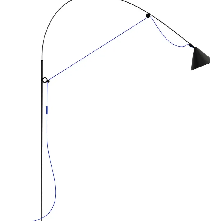 ZEIT-Sonderedition Stehlampe »AYNO«, Schwarz/Ultramarin