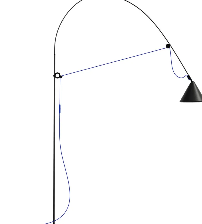 ZEIT-Sonderedition Stehlampe »AYNO«, Schwarz/Ultramarin